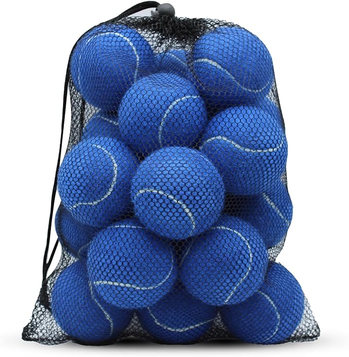 SHYUJAJIE Tennis Balls, 20 Pack Training Tennis Balls,High Elasticity Practice Tennis for Beginner, Exercise Playing Balls for Pet Dog