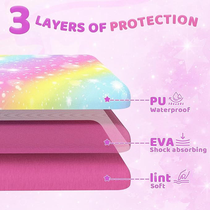 LININYHAO Carrying Case Compatible with Barbie Dolls 12-Inch,Case to Hold Dolls and Clothes, Much Pocket for Doll’s Clothes, Accessories, Fits 6 Dolls & Accessories,Bag Only (2-starlit sky)