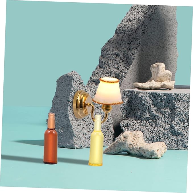 JOINPAYA 24pcs Miniature Wine Bottles Resin Ornaments for Dollhouse Decorations Mini House Accessories for Boys and Girls Playrooms Living Room and More