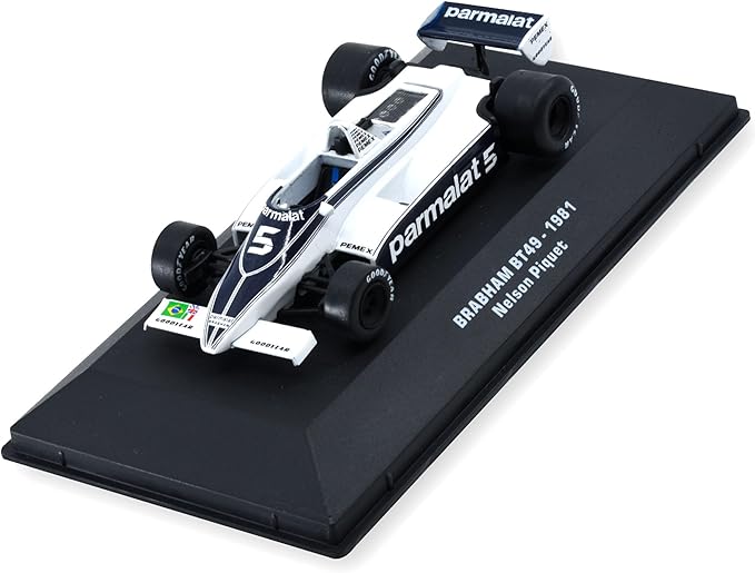 1:43 F1 Team BT49-1981 Collection Formula 1 Race 5# Model Inspired by Nelson Piquet Diecast Collectible Model