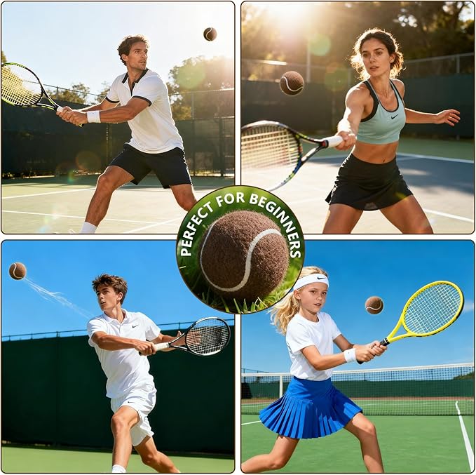 PoyPet 16-Pack Tennis Balls Bulk for Practice,Training and Beginners | Ideal for Dog Fetch,Chew and Play