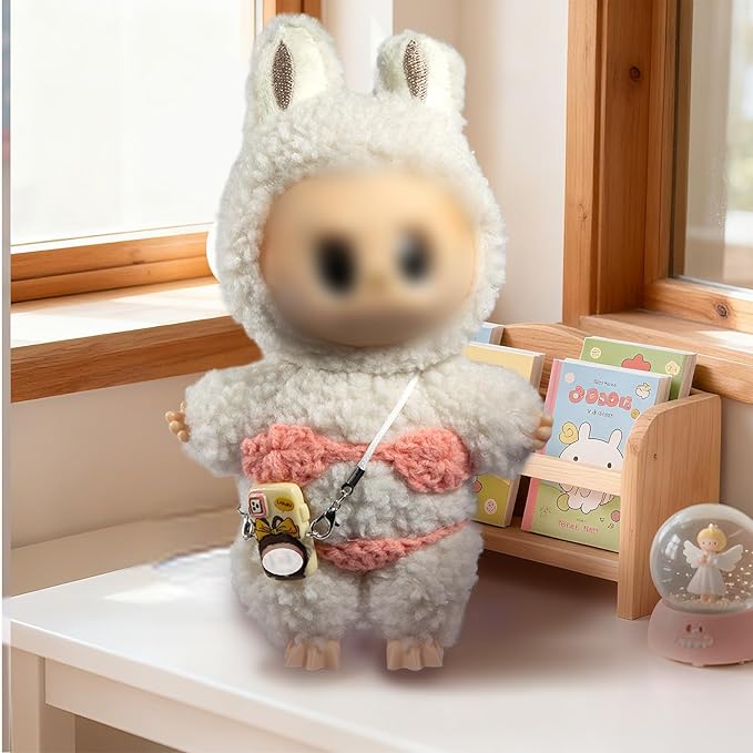 Clothes for LABUBU Doll (NO Doll),Outfit for LABUBU,Clothes Set for LABUBU Dress Up,Accessories for LABUBU (K)