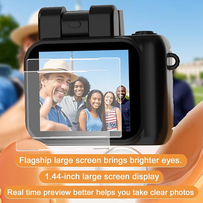 Gsnagole Retro Snap Camera，Mini Nostalgic Vintage View，Tiny Snaps，Keychain Digital Photo Camera，Llavero Mini CáMara Retro，1080p Hd with Led Flash Light (Pink 16GB)