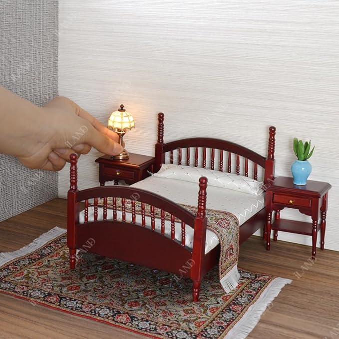 iland Miniature Dollhouse Wallpaper and Flooring 1/12 1/6 Scale (Gentle White Embossed Texture)