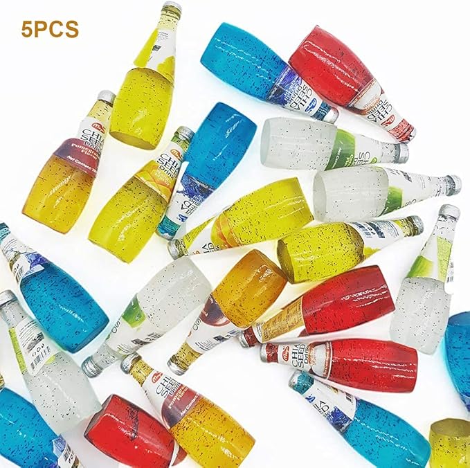 Dollhouse Kitchen Accessories Food 1 12 Scale Kitchenware Miniature Beverage Drinks Bottles Table Decoration Accessories