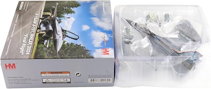 Hobby Master | 1:72 Scale Diecast Military Aircraft Replica | F-16AM J-197, RNLAF, 2024 "Final Flight | Model HA38054