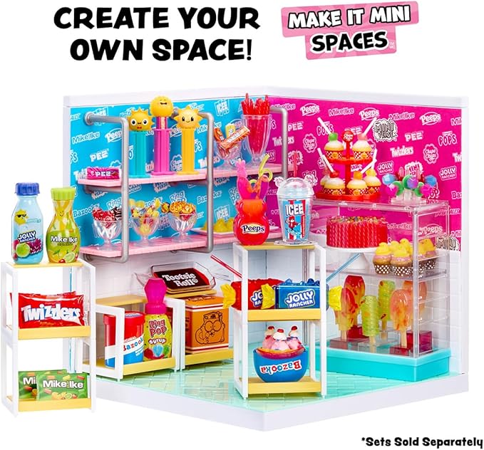 MGA's Miniverse Make It Mini Treats (2-Pack), Mini Collectibles - Mystery Blind Packaging, Candy Theme, DIY, Resin Play, Replica Food, NOT Edible, Collectors, Gift, 8+