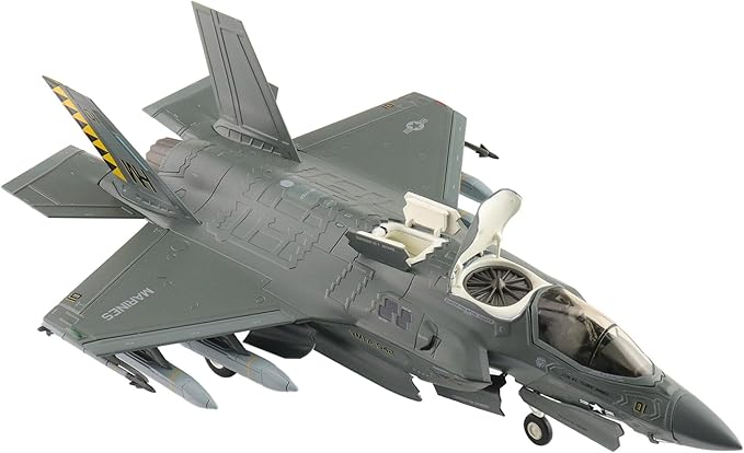 Hobby Master | 1:72 Scale Diecast Military Aircraft Replica | F-35B Black Death 170064, VMFA-542 Tigers, MCAS Cherry Point, 2023 (Beast Mode) | Model HA4622b