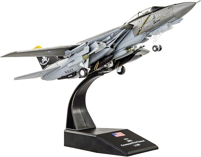 HANGHANG F14 Tomcat Fighter Plane Diecast Military Model Metal Airplane for Collection or Gift
