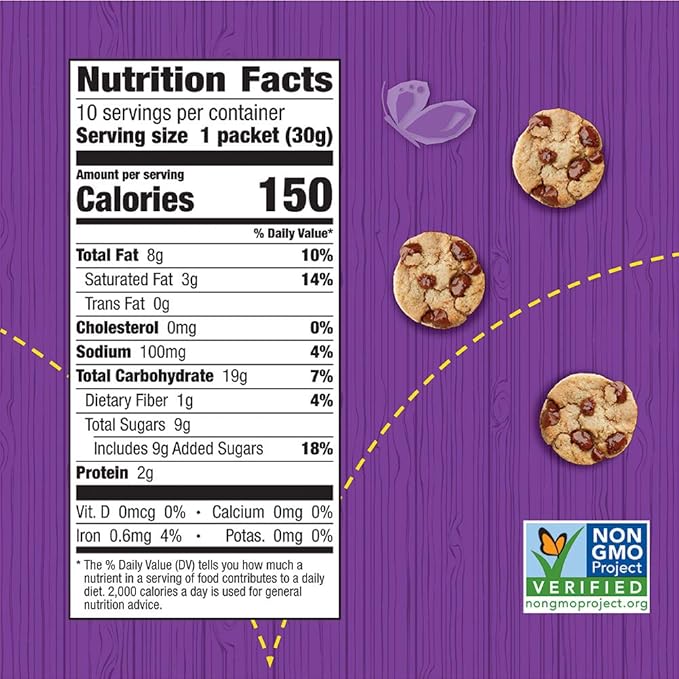 Annie's Organic Chocolate Chip Cookie Bites 10 Ct, 10.5 oz (Pack of 6)