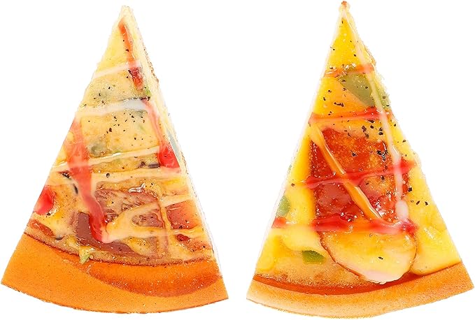jojofuny Simulation Pizza, Pizza Shapes, Pretend Play Pizza, Simulation Pizza Slices Model, False Kitchen Food Bread Props Toy Kitchen Pepperoni Pizza Christmas Decorations