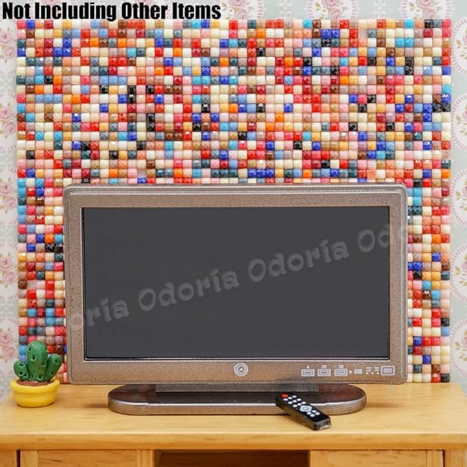 Odoria 1/12 Miniature Decorative Tile Dollhouse Accessories, A