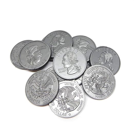 hand2mind Fake Money Coin Classroom Set, Detailed Fake Coins, Prop Money, Toy Money, Play Money for Kids, Realistic Money, Pretend Money for Kids Learning, Play Money Set, Plastic Coins (Set of 768)