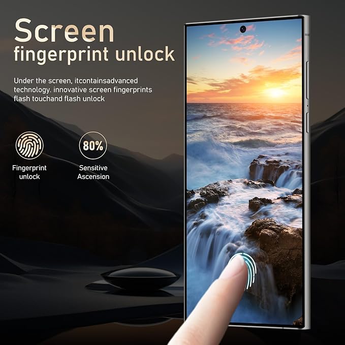 BAOWU I24 Ultra 5G Unlocked Phones, Built in Pen, Smartphone Battery 6800mAh 6.8" HD Screen Unlocked Cell Phone, 16+512GB Android14 with 128G Memory Card, Face ID/Fingerprint Lock/GPS (Cyan)