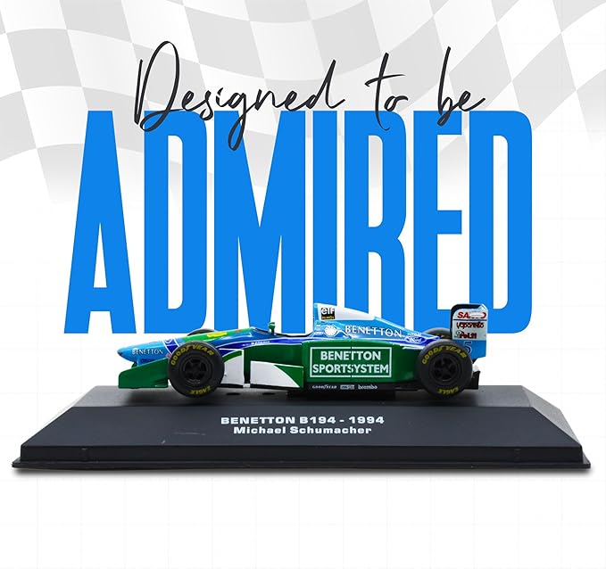 1:43 F1 Team B194-1994 Collection Formula 1 Race 5# Model Inspired by Michael Schumacher Diecast Collectible Model