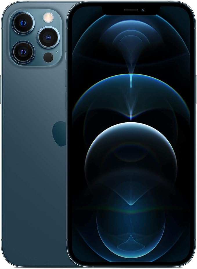 Apple iPhone 12 Pro Max, 512GB, Pacific Blue - Unlocked (Renewed Premium)