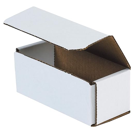 Box USA BMRX3L 6"L x 2 1/2"W x 2 3/8"H, White (Pack of 50)