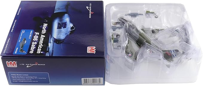 Hobby Master | 1:72 Scale Diecast Military Aircraft Replica | Sabre Mk. 6 23622, 430 Squadron, RCAF, 1950s | Model HA4326