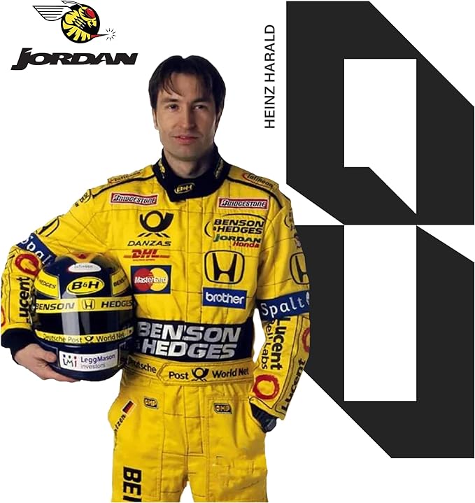 1:43 F1 Team Jordan 199-1999 Collection Formula 1 Race # Model Inspired by Heinz-Harald Frentzen Diecast Collectible Model