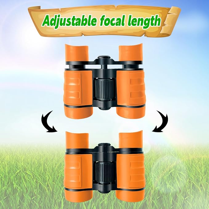 Binoculars for Kids Ages 3-12, Boys Girls Outdoor Gifts Toys - Perfect for Bird Watching, Camping, and Outdoor Exploration