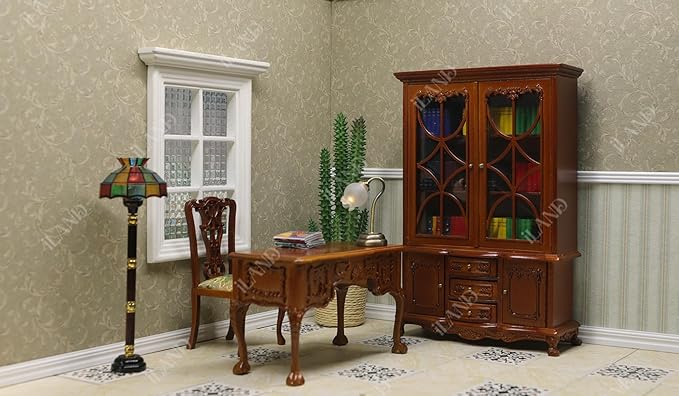 iLAND Originality Dollhouse Wallpaper 39 * 15.7 inch, Dollhouse Accessories on 1:12 Scale or 1:6 Scale (Eden)