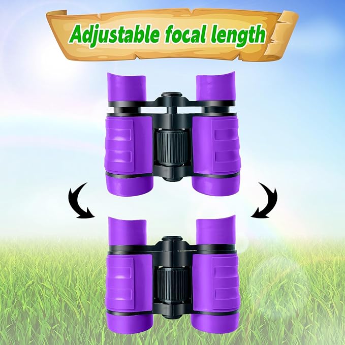 Binoculars for Kids Ages 3-12, Boys Girls Outdoor Gifts Toys - Perfect for Bird Watching, Camping, and Outdoor Exploration