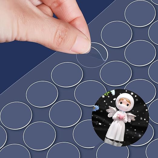 Adhesive Stick dots Two-Sided Sided Mounting Putty Stick Tack for Wall Hanging Crafts Balloons Festival Party Decorations,Clean Removable(0.59"*0.59"-1000)