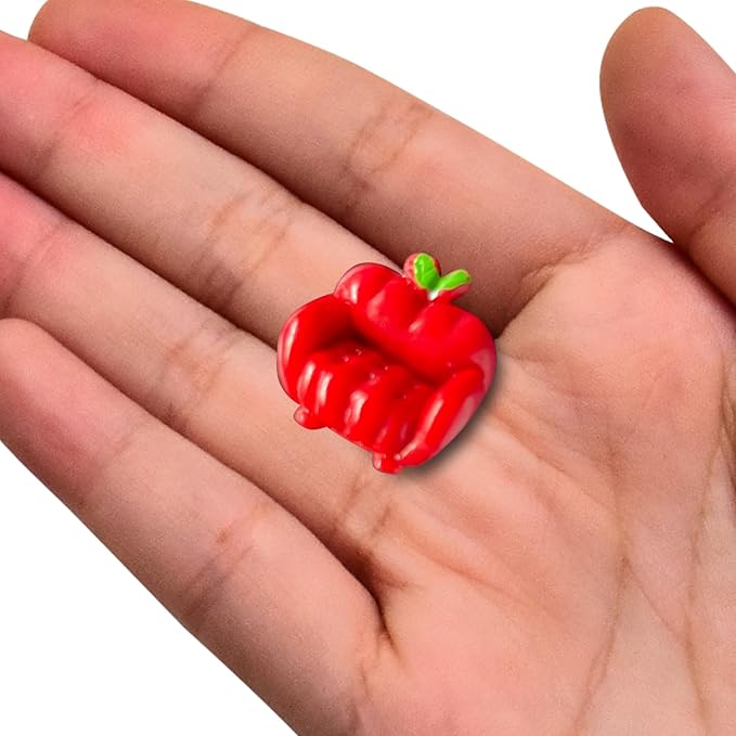 Mini Apple Sofa Shape Resin Silicone Molds 3D Tiny Sofa Epoxy Casting Molds for DIY Micro Resin Fairy Garden Dollhouse Kitchen Miniatures Landscape Decor