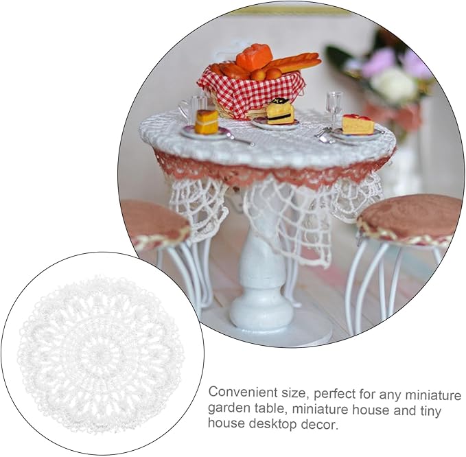 6Pcs Scale House Decor Doll Accessory for Craft Projects and Collectors