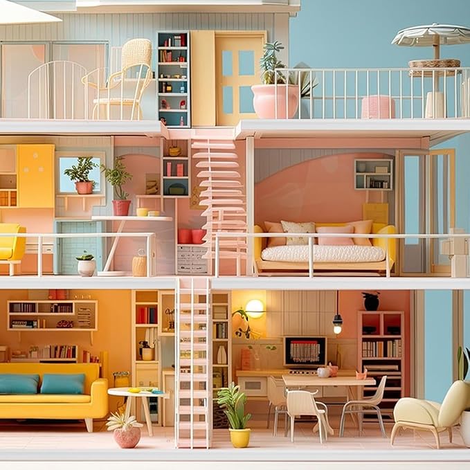 UPKOCH Dollhouse Wainscoting Molding and Skirting Board 1 12 Scale Miniature Wall Decor for DIY Tiny House Scene Accessories