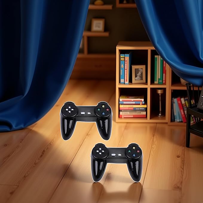 Black Dollhouse Model Gamepad Model Gamepad Dollhouse Wireless Game Controller Decoration 1:12 Decor Accessories