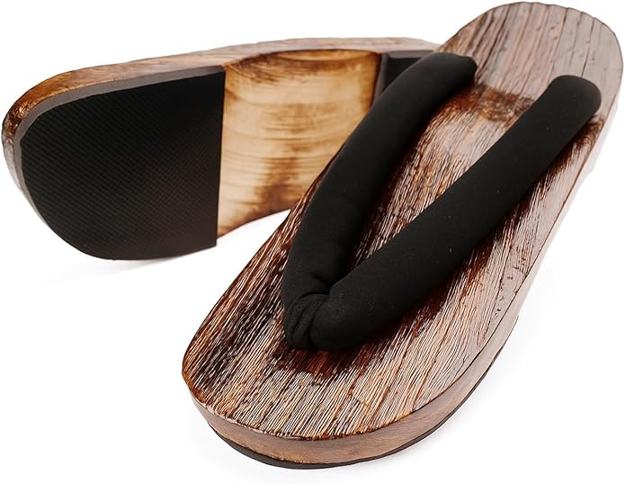 Cutey May Japanese Wooden Clogs Geta Slippers