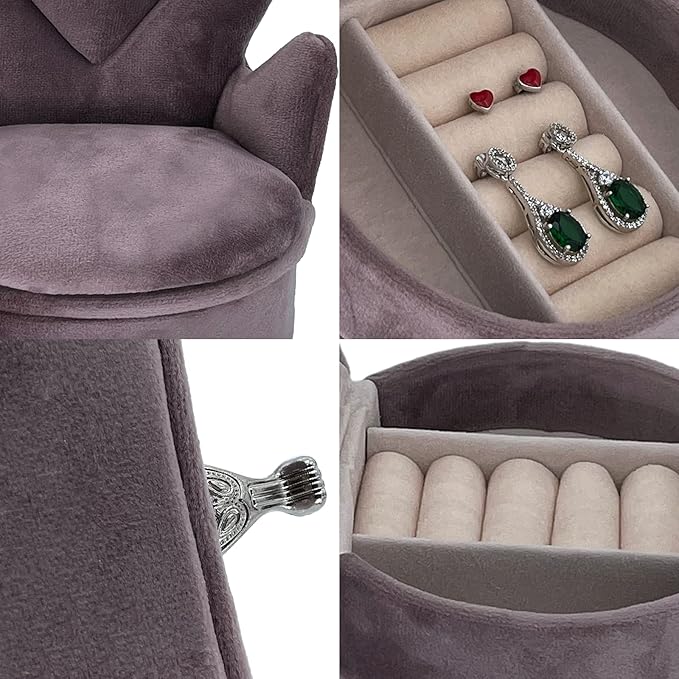 Yikko 1/6 Sofa Cushions for Dollhouse Living Room or Bedroom Decor, 12inch Dolls Accessories, Furniture for Blythe-Doll, Gift for Women Jewelry Box(X36-YC05)