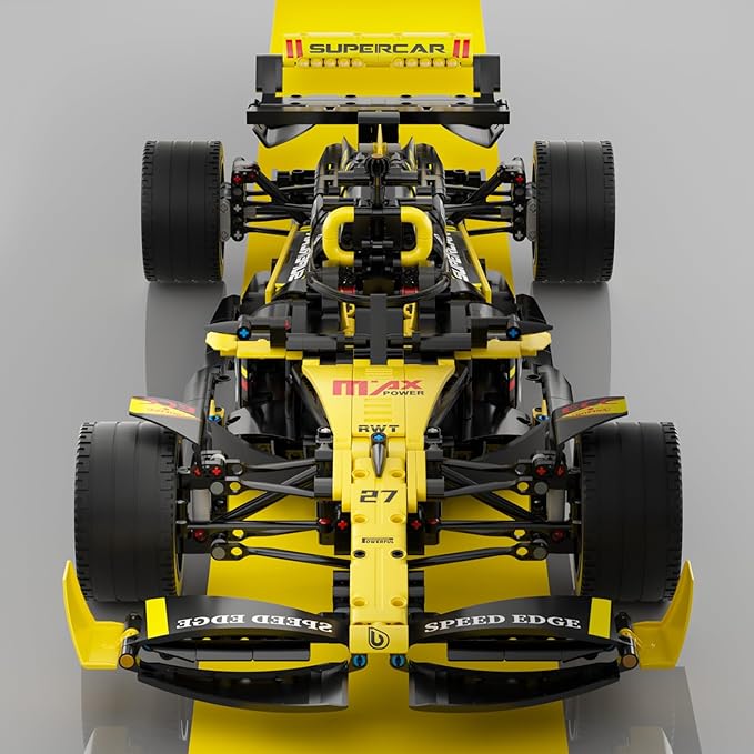 AM24 Formula 1 Racing Car Building Set, 1:8 Scale Collectible Set for Adults, Compatible with Lego,Authentically Detailed Build and Display Model for Home or Office Décor (1650PCS)
