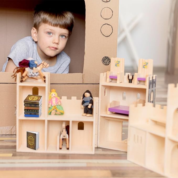 110 Pcs 1: 12 Scale Miniatures Dollhouse Books Mini Dollhouse Books Model Miniature Dollhouse Accessories Decoration for DIY Projects Dollhouse Boys Girls Toy Supplies