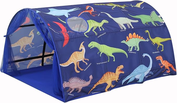 Bed Tent for Kids Lucky Castle Bed Tent Foldable Game House for Children Play Tents for Girls Boys Sleeping Canopy Playhouse