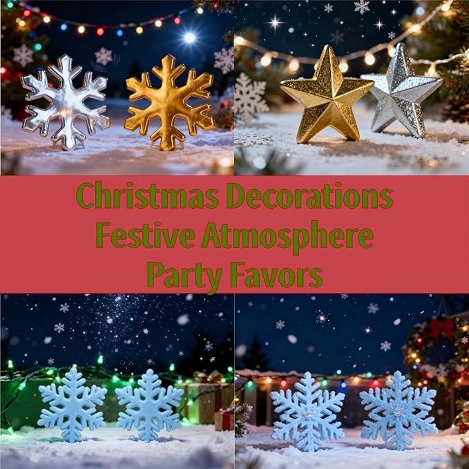 111PCS Mini Christmas Figurines Set, Hand-Painted Resin Miniatures for Crafts, Snow Globe Filler & Christmas Village Accessories, Santa Claus & Snowman Figurines, Trees, Stars, Gingerbread