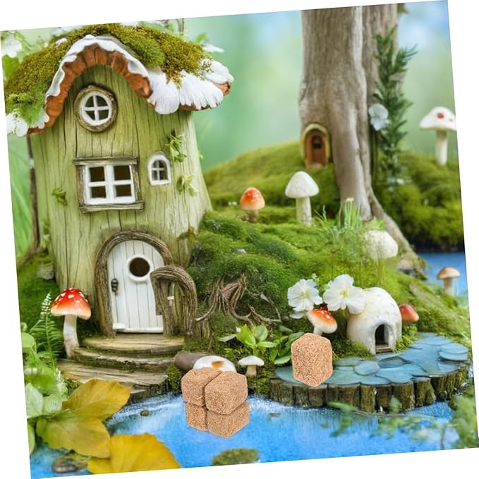 Miniature Faux Straw Bales 4Pcs Simulated Haystack Decor for Autumn Harvest Scene for DIY Farm Decor and Seasonal Display