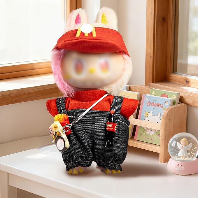 Clothes for LABUBU Doll (NO Doll),Outfit for LABUBU,Clothes Set for LABUBU Dress Up,Accessories for LABUBU (O)