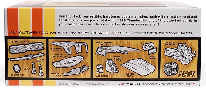 AMT 1966 Ford Thunderbird Hardtop/Convertible 1:25 Scale Model Kit