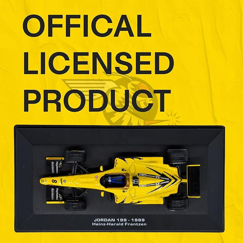 1:43 F1 Team Jordan 199-1999 Collection Formula 1 Race # Model Inspired by Heinz-Harald Frentzen Diecast Collectible Model