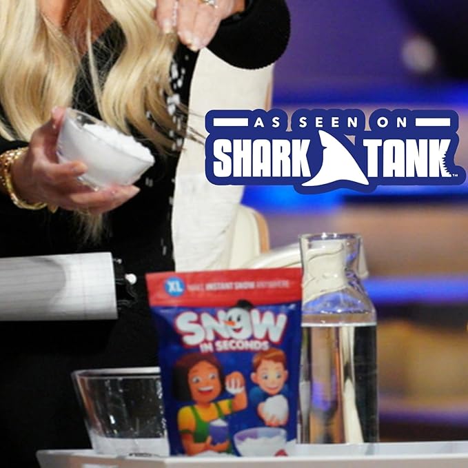 Snow in Seconds Small Instant Snow Artificial Snow - As Seen on Shark Tank - Make Cloud Slime