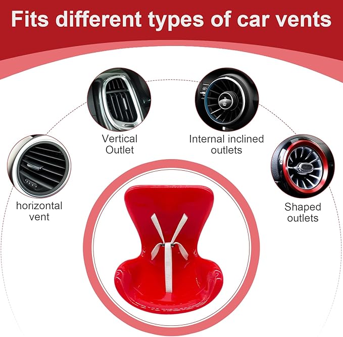 Mini Sofa Display Stand for Dolls,Secure Car Vent Clip Mount for 10-17cm Figures,Premium Collectible for Accessories, for Car Decoration Lovers