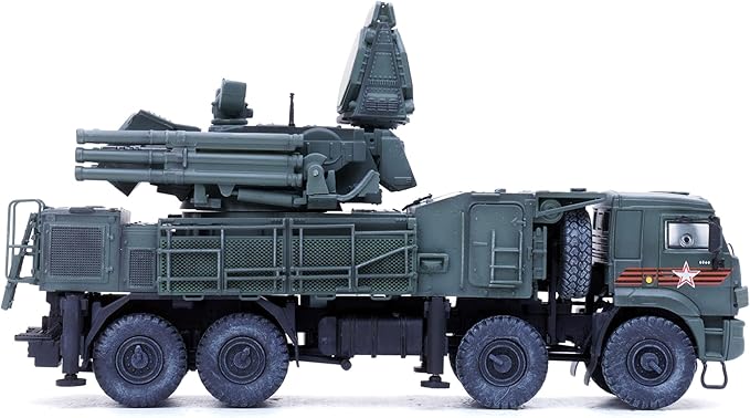 Motor city classics Panzerkampf | 1:72 Scale Model Collectible Military Diecast | Pantsir-S1 Air Defense System Victory Day Parade | Model 12214PB