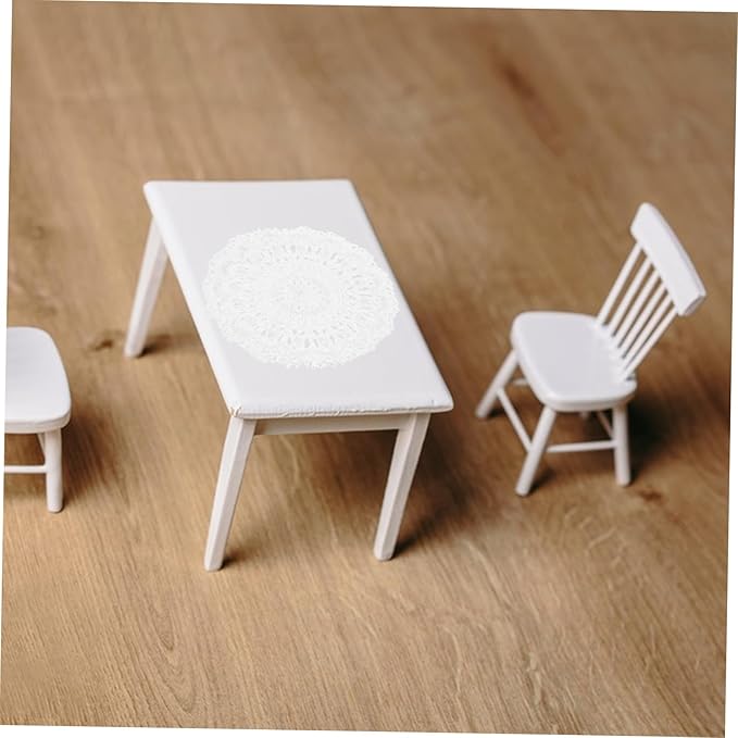 6Pcs Scale House Decor Doll Accessory for Craft Projects and Collectors