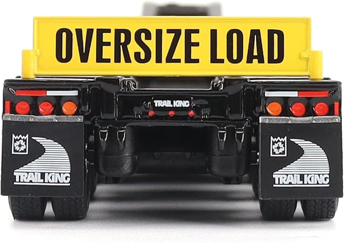 Diecast Masters 1/50 Trail King TK120 HDG Lowboy Trailer (Black Outrigger Version) 71137