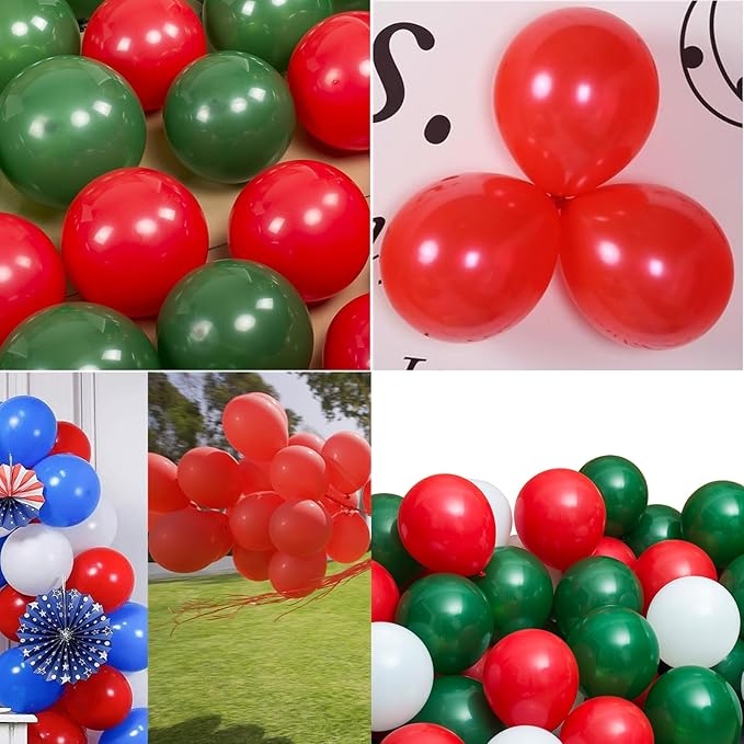 5 inch Red Party Balloons, 100 pcs Mini Latex Balloons for Birthday Wedding Baby Shower Decorations(Red)