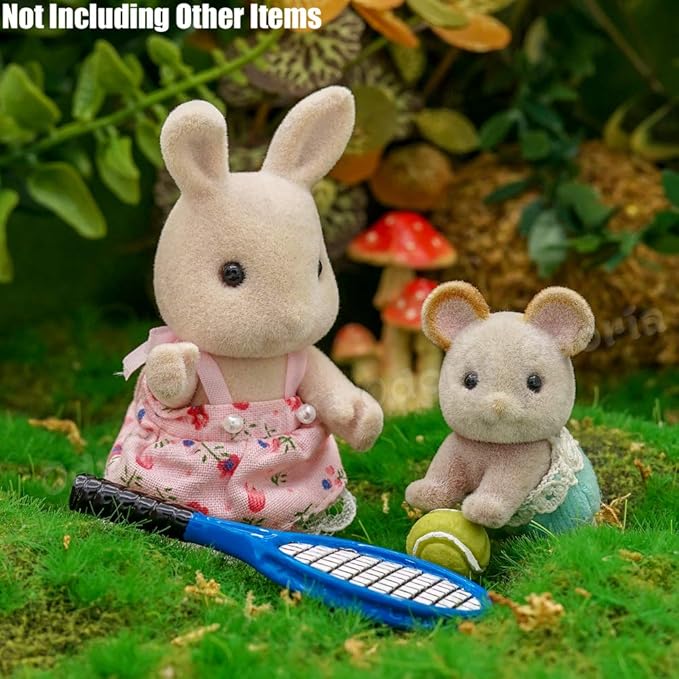 Odoria 1/12 Miniature Tennis Racket Racquet Dollhouse Accessories