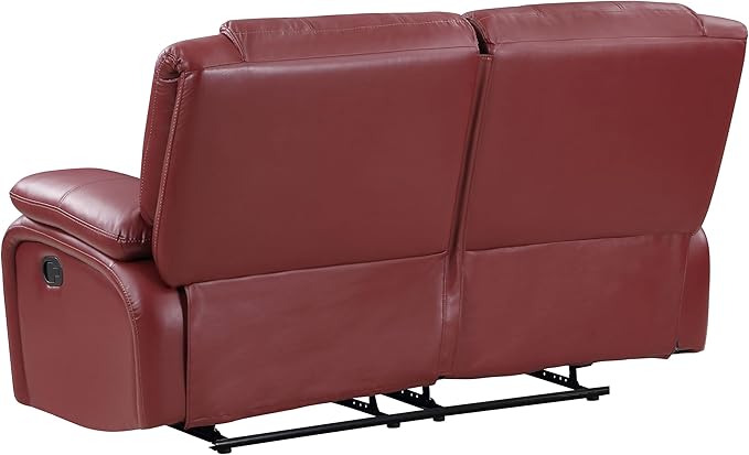 Coaster Home Furnishings Camila 3-Piece Upholstered Reclining Sofa Set Red 610241-S3