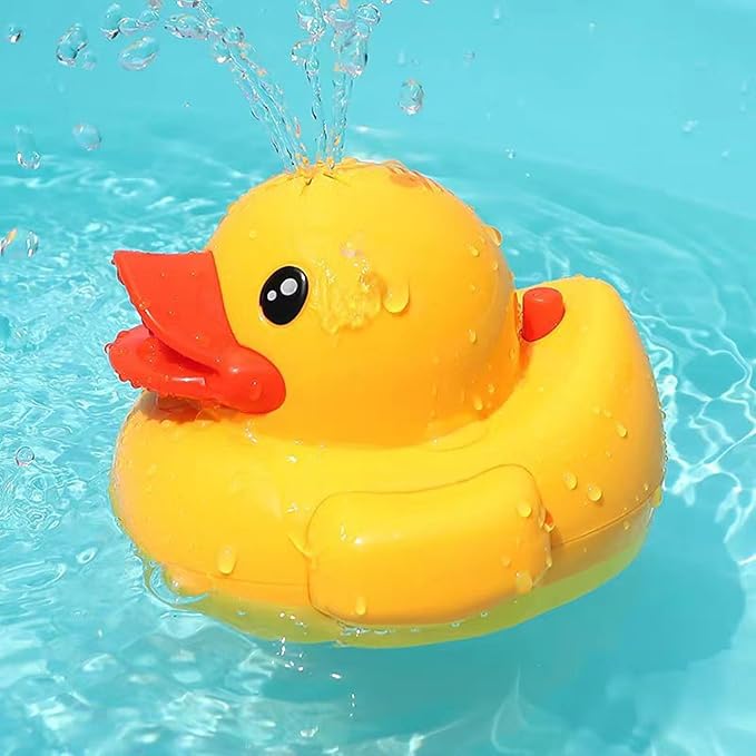 Baby Bath Toys, Duck Sprinkler Fountain for Toddlers Infant Bathtub & Pool Water Play Toy, Fun Gift for Boys Girls